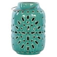 thumbnail image 1 of Urban Trends Ceramic Round Lantern with Starburst Design, 1 of 2