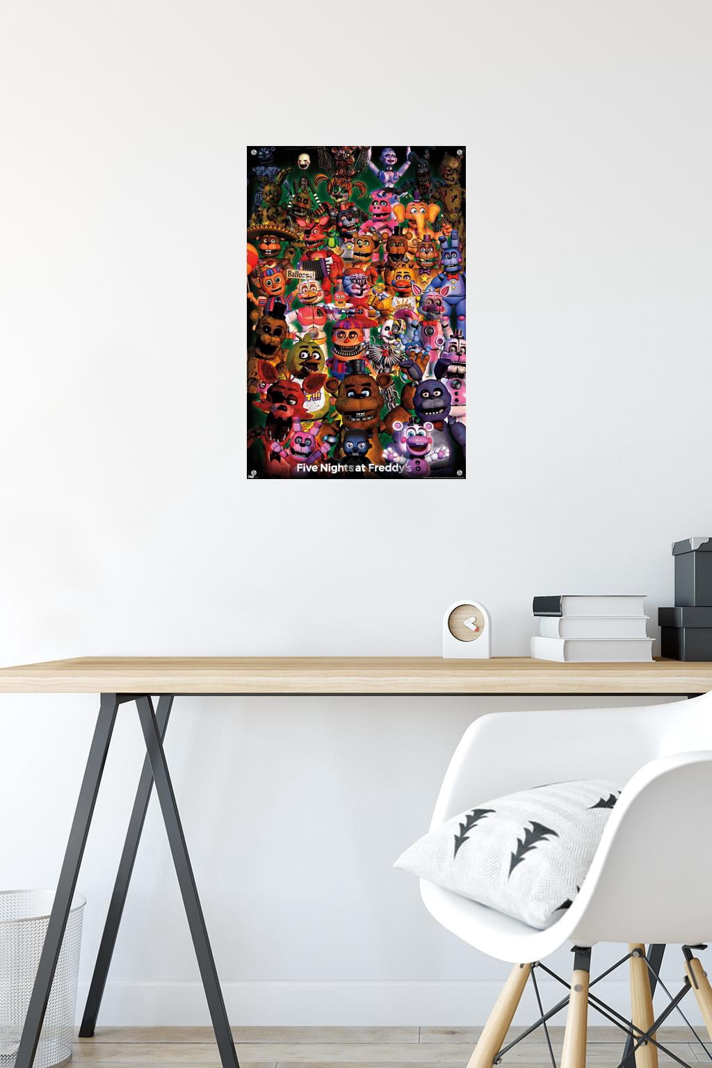 Five Nights at Freddy's - Ultimate Group Wall Poster with Push Pins, 14.725" x 22.375"