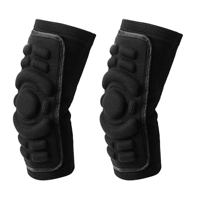 EeaseMX LIOOBO - 2 coderas para bicicleta de montaña, para ciclismo, esquí, descenso y motociclismo (negro)