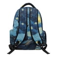 thumbnail image 2 of FKELYI Starry Cat Print 17 Inch Schoolbag for Kids Backpack Lightweight Primary School Bookbag with Multi-Pockets for Boys Girls Back-to-School Rucksack Daypack, 2 of 7