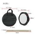 thumbnail image 2 of WESIEVYA 1 Set Dumb Drum for Beginners with Sound Attenuation 10 Inch, 2 of 8