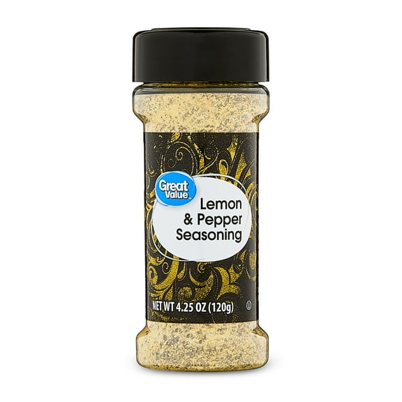 Great Value Lemon & Pepper Seasoning, 4.25 oz