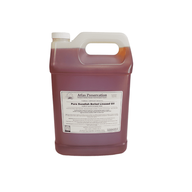 Pure Swedish Boiled Linseed Oil 1 Gallon