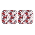 thumbnail image 7 of Balery 2 Piece Lilies Flowers Car Windshield Sun Shade|Foldable Front Windshield Shade for Car Front Window for Most Sedans SUV Truck-Small, 7 of 7