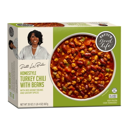 Patti LaBelle Homestyle Turkey Chili with Beans - 20 oz - Frozen Meal