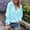 X-Blue568, variant on YMNXA Women's Sweatshirt Long Sleeve V Neck Solid Color Comfortable Breathable Relaxed Fit Top For Casual Daily Wear,Blue,L