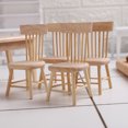 thumbnail image 4 of Mesa de comedor en miniatura de roble a escala 1:12, mesa con silla, juego de comida para casa de muñecas, accesorios para casa de muñecas, 4 of 6