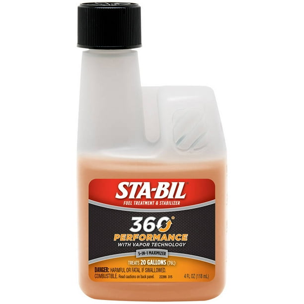 STABIL 360 Protection Ethanol Treatment and Fuel Stabilizer, 4 fl