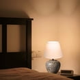 thumbnail image 4 of Kiven Cordless Table Lamp, Dimmable LED Vase Lamps with Fabric Lampshade, Classic Cottage Ambient Light, 1-Light Rechargeable Nightstand Lamp for Office Bookcase Bedside TD1014C, 4 of 6