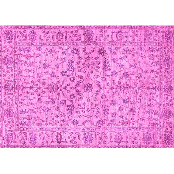 Ahgly Company Indoor Rectangle Persian Pink Traditional Area Rugs, 8' x 10'