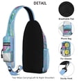 thumbnail image 2 of Abstract Pattern Crossbody Daypack Artistic Ethnic Travel Sling Bag for Students and Daily Commutes, 2 of 5