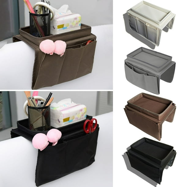 Yipa Anti Slip Couch Armchair Organizer Caddy with Cup Holder Tray