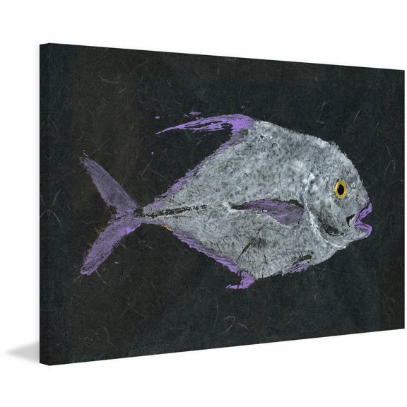 Marmont Hill "Pompano" by Warren Sellers Painting Print on Wrapped Canvas