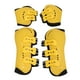 thumbnail image 2 of Botas para tendones de caballo, botas para menudillo, frente abierto, transpirables, botas protectoras ajustables para caballos para saltar, amarillo, juego de 4 m, 2 of 5