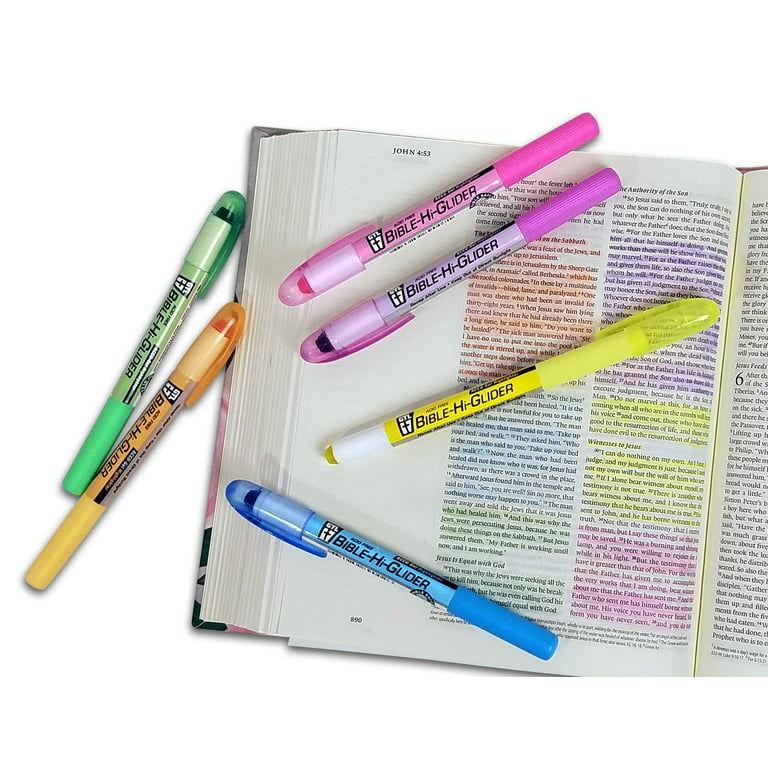 G T Luscombe Accu-Gel Bible Highlighter Study Kit (Set of 6) - 2 Sets