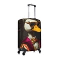 thumbnail image 3 of Daiia Noble Style Duck Luggage Cover, Thickened Washable Travel Luggage Covers, Elastic Unique Baggage Covers for 18-20 inch Luggage-Small, 3 of 9