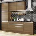 thumbnail image 2 of Cocina Integral 240cm Marrón Bari Madesa 01, 2 of 9