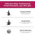 thumbnail image 4 of Remis à Neuf - Ninja Robot Culinaire Professionnel Plus 850 Watts avec Auto-iQ, 4 of 5