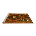 thumbnail image 2 of Ahgly Company Machine Washable Indoor Rectangle Persian Yellow Traditional Area Rugs, 5' x 8', 2 of 4