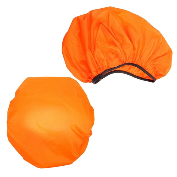 STRANDCHIC 2Pcs Orange Toilet Seat Lid Covers Waterproof Comfortable Home Protector