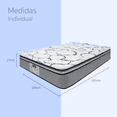 thumbnail image 2 of Colchon Individual Restonic Ortopédico Mooncare, 2 of 7