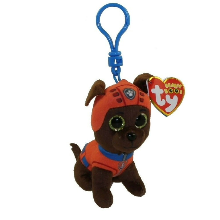 Ty Beanie Boos Zuma The Dog Plush Plastic Key Clip Walmart
