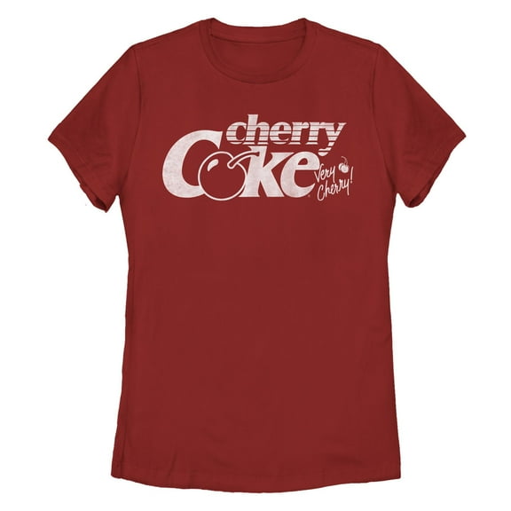Women's Coca Cola Retro Cherry Coke Logo Graphic T-Shirt