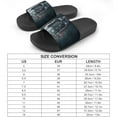 thumbnail image 2 of GZHJMY Stylish Slides for Women Men, Skull and Crossbones American Past Flag Soft Flexible Slip-on Sandals Slippers, 2 of 7