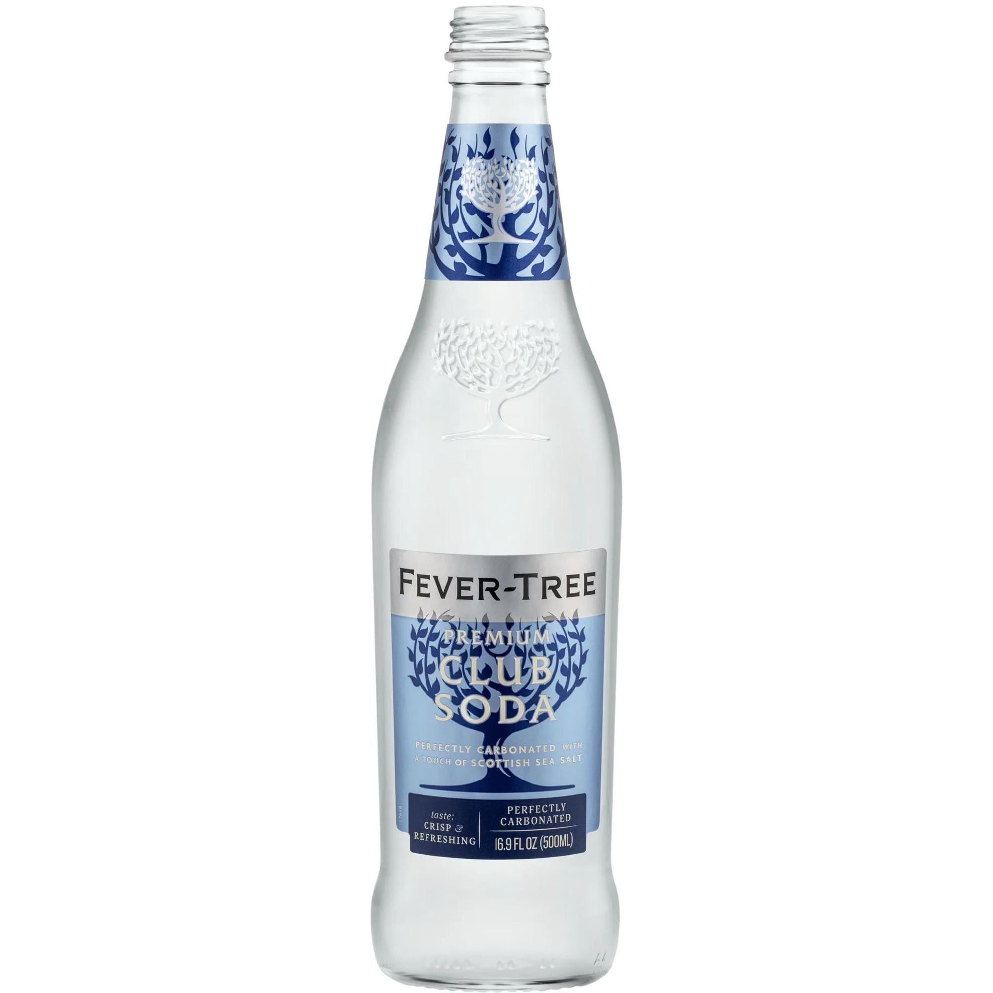 Fever-Tree Premium Club Soda 500 ML Glass Bottle 0% ABV
