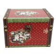 thumbnail image 2 of Caja De Almacenamiento De Madera Vintage, Caja De Almacenamiento De Cuero Para Tesoros, Caja De Almacenamiento De Recuerdos Para Colección, Decoración, 2 of 7