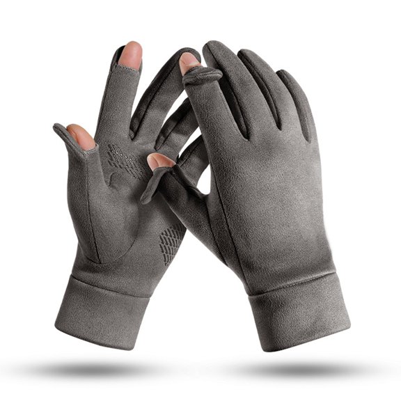 Winter Warm Gloves With flexible Leak fingers Touch Screen Texting Fingers, Suede Windproof Gloves