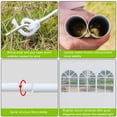 thumbnail image 4 of Outdoor Party Tent with 3 Side Walls, 10' x 10' White Backyard Tent for Outside, 2021 Upgraded Patio Gazebo Sunshade Shelter, Outdoor Wedding Canopy Tent for Parties Garden Pool, I7412,Event, 4 of 11