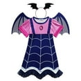 thumbnail image 2 of Girls Vampirina Costume Outfit Halloween Dress up Toddler Baby Christmas Cosplay Outfit Child Party Dresses, 2 of 4
