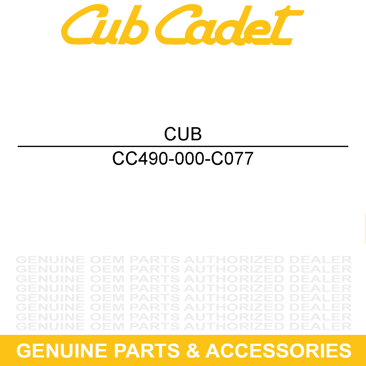 CUB CADET 490-000-C077 20W-50 20W-50 Full Synthetic Hydro Transmission Fluid 1Qt
