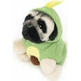 thumbnail image 2 of GUND Doug The Pug Avocado Hoodie Doug Plush Stuffed Animal for Baby Boys and Girls Ages 1 & Up, Green and Yellow, 5", 2 of 5