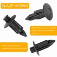 thumbnail image 4 of 50x Plastic Rivet Bike Fairing Trim Panel Fastener Clips 6mm for Black, 4 of 4