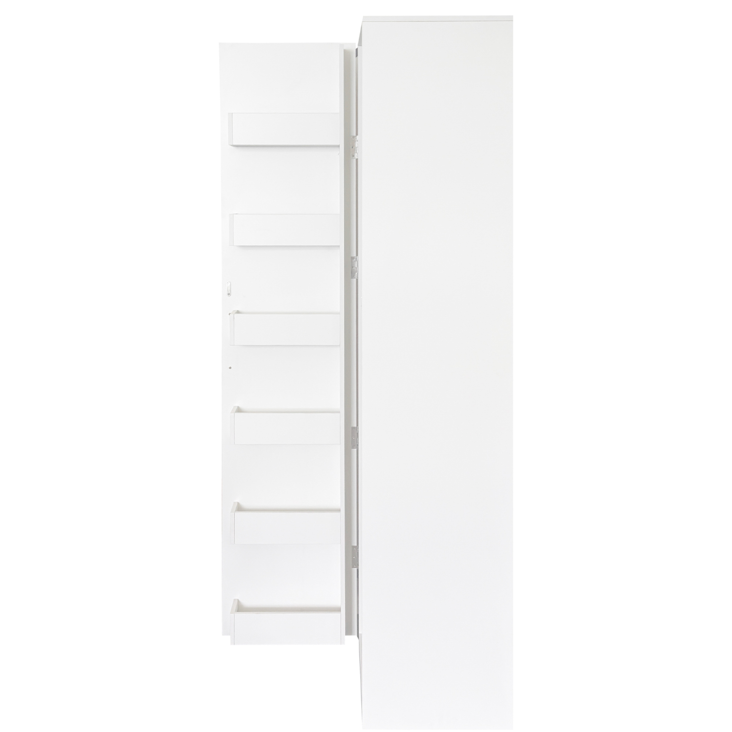 Lisonu 71" Freestanding Kitchen Pantry Cabinet, Tall Storage Cupboard with 6 Shelves and 12 Door Racks, Ideal for Food and Appliance Storage, Walnut