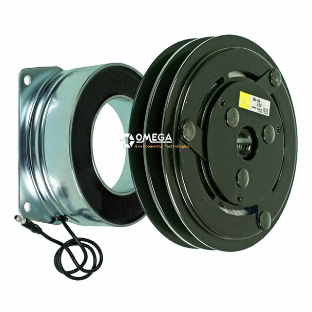 York Style AC Compressor Clutch 6" 3 Spring With Bullet Terminal 210