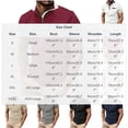 thumbnail image 3 of Yaoyar Mens Short Sleeves Zipper Shirts Casual Loose Tshirts Stand Collar V Neck Tops Polo Plain Cotton Tees with Pocket, 3 of 6