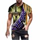 thumbnail image 1 of Camisas para Hombre Impresión Casual Top de Moda, Camisas a Rayas para Hombres Ropa de Pascua para Fiestas Y Diarios, 1 of 5