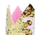 thumbnail image 3 of Diadema Aivtalk para bebé niña, corona de tercer cumpleaños, rosa, 3 of 5