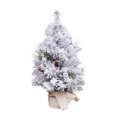 thumbnail image 2 of Árbol de Navidad con nieve flocada, decoración navideña, decoración para el hogar, ventana, escritorio, mostrador, adornos de regalo navideño, 2 of 6