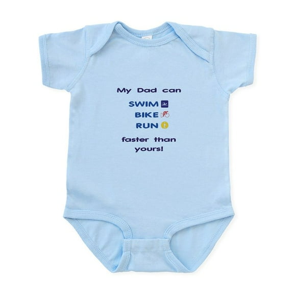 CafePress - My Dad Can... Infant Bodysuit - Baby Light Bodysuit, Size Newborn - 24 Months