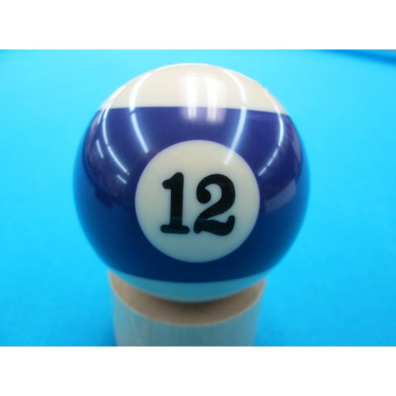 Single #12 Billiard Pool Ball Replacement 2.25 inch Regular Size Standard 2 1/4"
