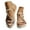 Khaki, variant on Summer Sandals for Women 2025 Platform Wedge Espadrilles Ankle Strap Beach Bohe Walking Shoes