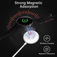 thumbnail image 2 of MesaSe Compatible pour Google Pixel-Watch Câble de Chargeur / Câble de Charge Magnétique de Remplacement Type-C Support de Cordon Accessoires pour Google Pixel-Watch Smartwatch 3,3 Pi, 2 of 7