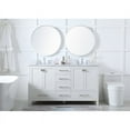 thumbnail image 6 of Elegant Decor VF18960DWH 60 in. Double Bathroom Vanity, White, 6 of 8