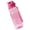 Pink, variant on Sports Water Bottle with Flip Top Lid and Screw-on Lid, Durable Leakproof Plastic Water Bottle without Straw,Reusable Portable Water Bottle with Carrying Strap for Outdoor Sports,1Pc(Pink,8.6x2.5")