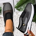 thumbnail image 5 of Shallow Cut Women's Casual & Dress Shoes Comfortable Plus Size Office Work Daily Wear Spring Summer Black 9.5, 5 of 9