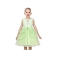 thumbnail image 2 of Girls Dress Green Butterfly Sequin Layer Tulle Sleeveless Summer Princess 5 Years, 2 of 7